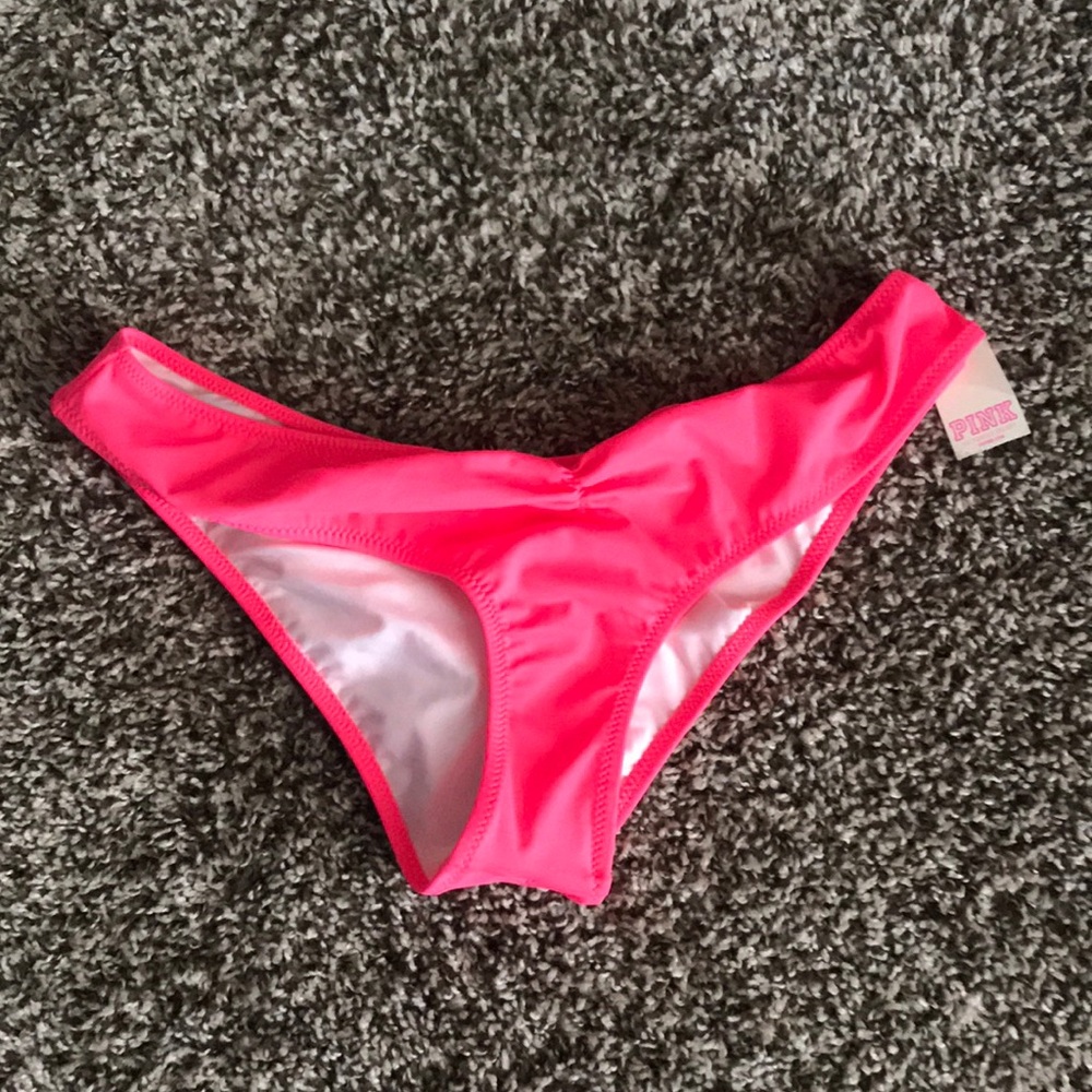 Victoria secret pink cheeky swim bottoms